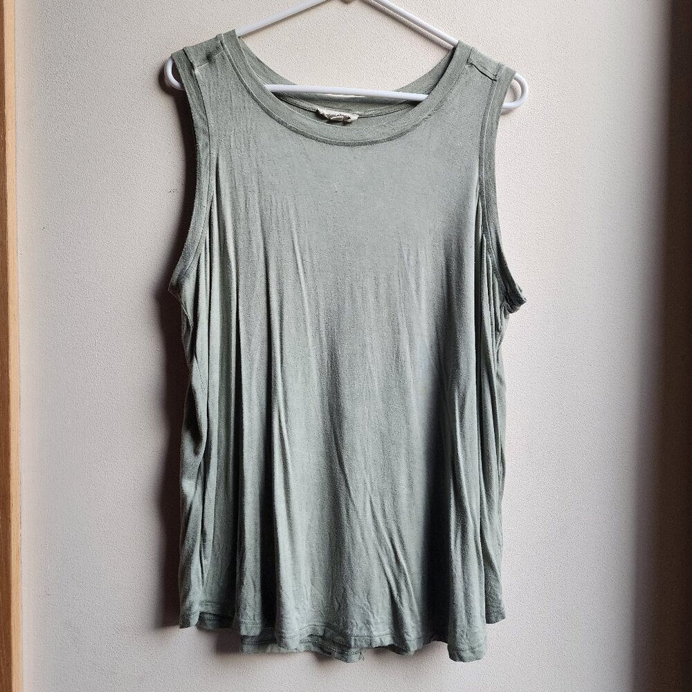 Jane and Delancey Green Tank Top Size XL